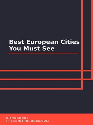 cover image of Best European Cities You Must See
